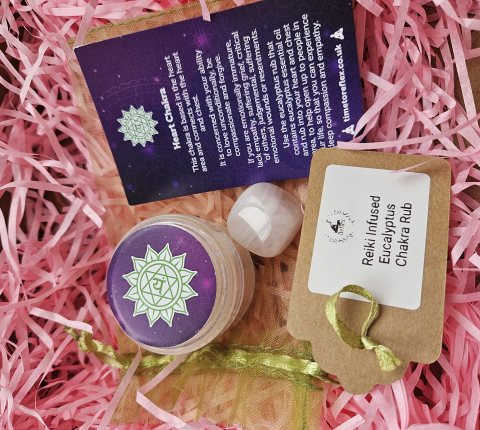 Reiki infused heart chakra rub