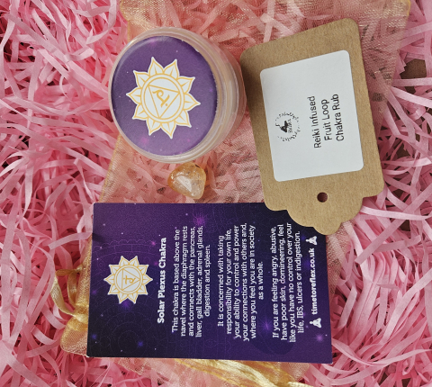 Reiki infused Solar Plexus Chakra Rub